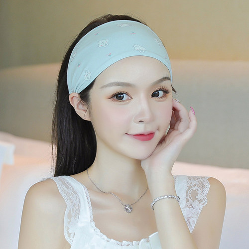 月子头巾产后纯棉孕妇发带防风