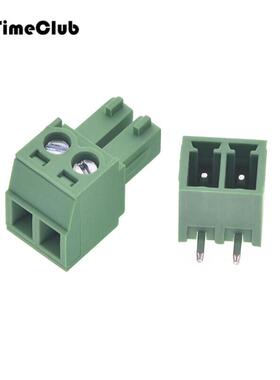 TaoTimeClub3.81MM插拔式接线端子直针弯针KF2EDG-3.812P弯脚一套