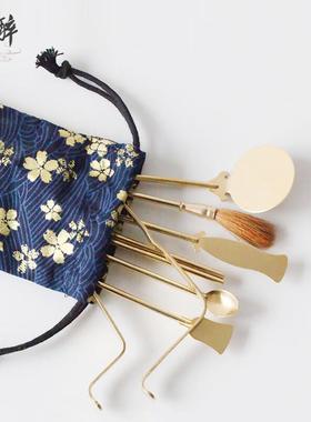 沉醉香铺香道工具套装打拓香篆香勺铲灰压扫空熏入门套装纯铜用具