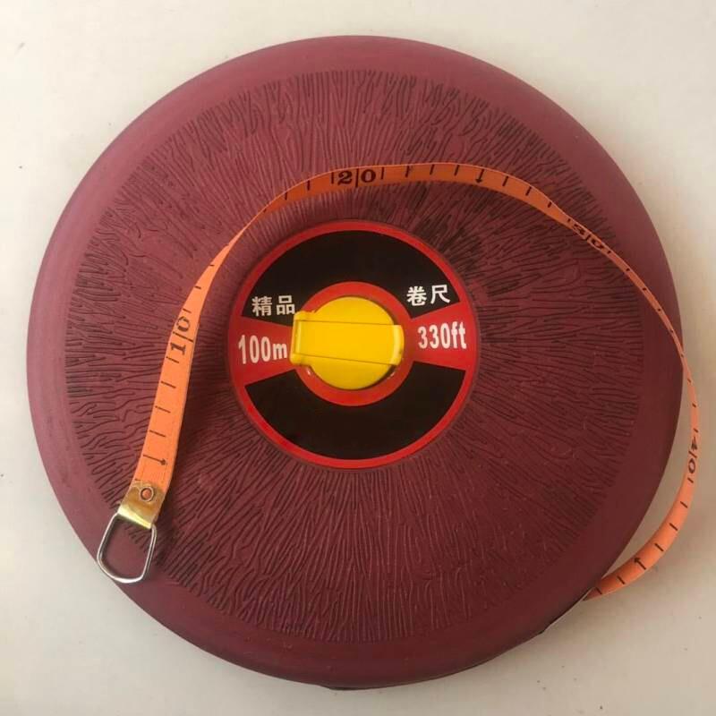 莫声谷皮尺10米20米30米50米100米卷尺圆盘尺侧量尺软尺工程卷尺