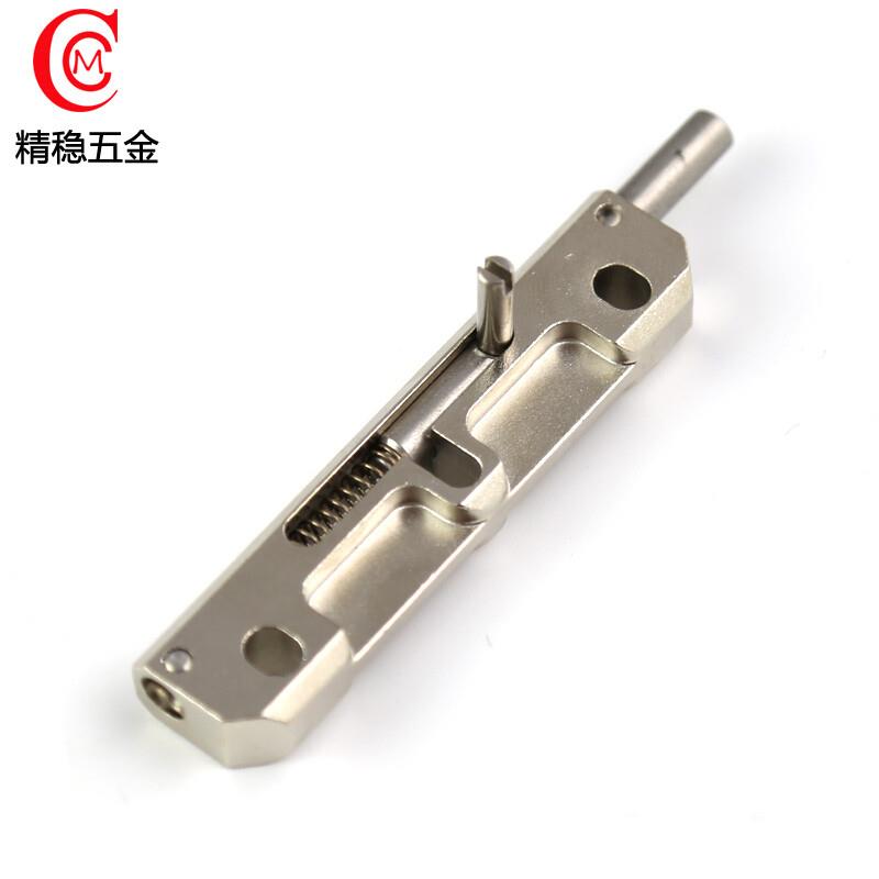 精稳五金伸缩插销铰链工业设备门锁门栓回弹门闩拉动式弹簧插销