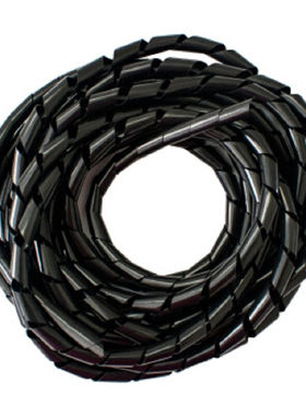 官袋电线缠绕管理线保护套整线器束线管包线管缠线器12mm黑色5.7