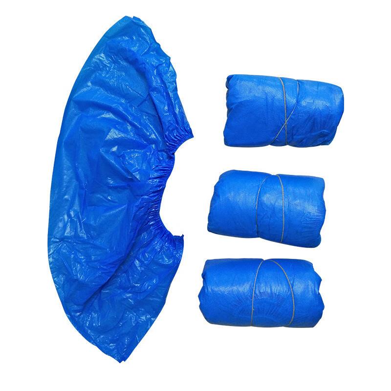 鑫佰隆一次性鞋套加厚型防尘塑料鞋套防雨防水不易破鞋袋防护脚套