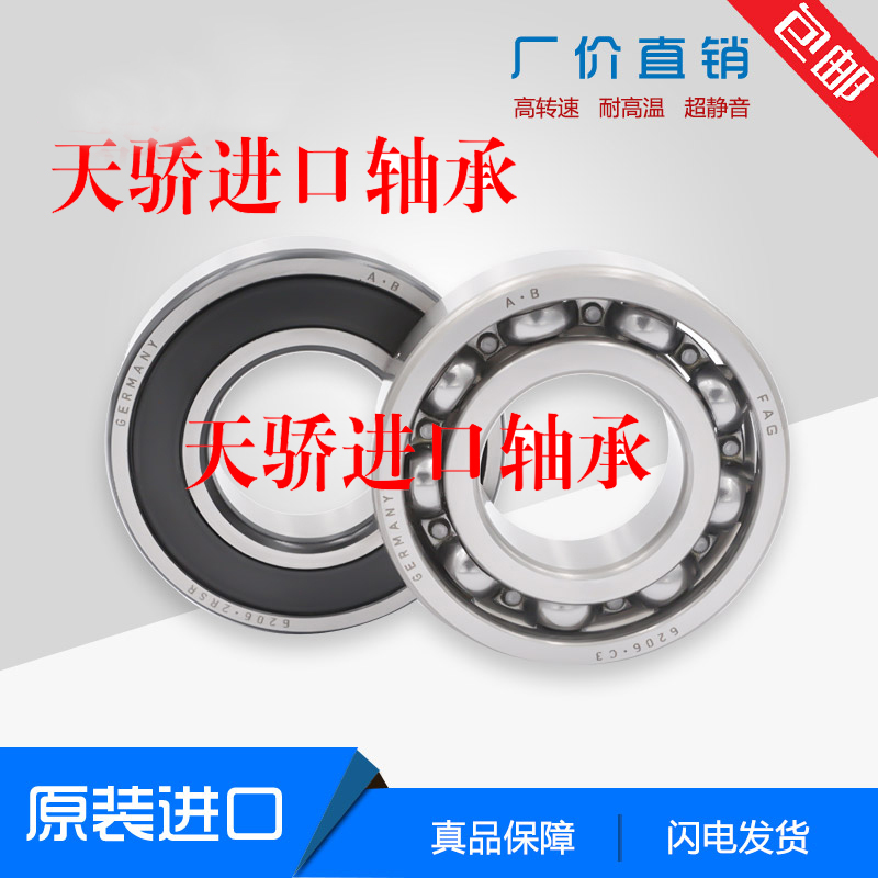 FAG德国进口轴承 6212 6213 6214 6215 6216 6217 6218 6219 2ZR