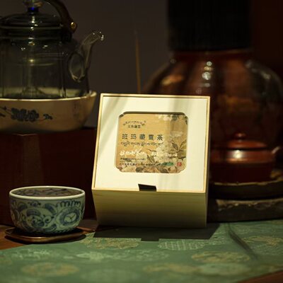 班玛藏雪茶2025年新品 木盒绿茶