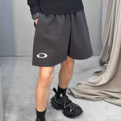 BMC篮球系列高克重loop环形刺绣水洗做旧短裤 五分宽松休闲运动裤