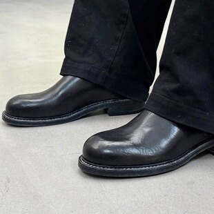 Nofaith黑色穆勒鞋 现货 独家款 MULES懒人皮拖鞋 真牛皮LEATHER