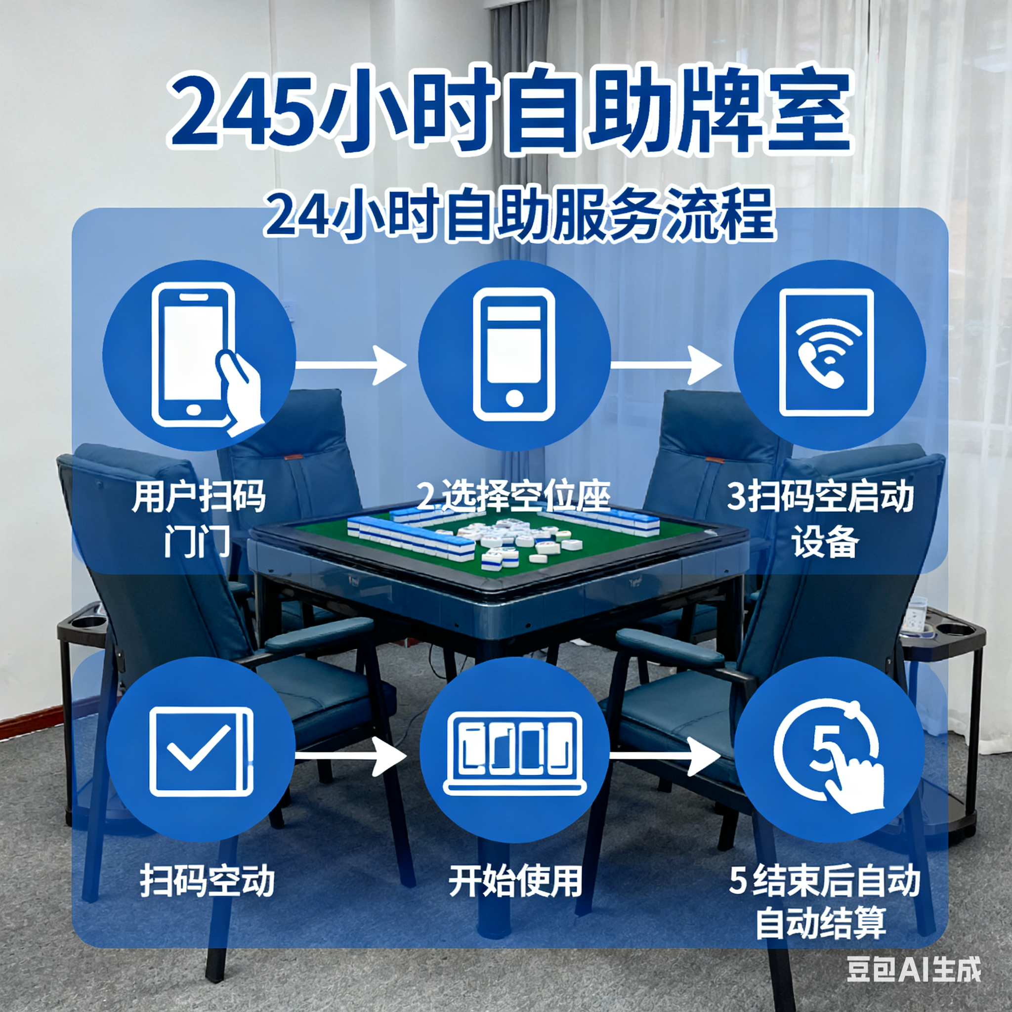 共享茶室系统无人值守自助预约台球管理软件自习室棋牌室管理系统