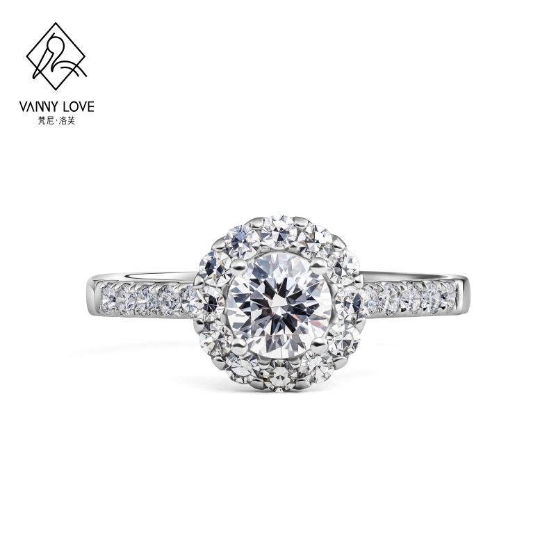 梵尼洛芙一克拉显钻钻戒