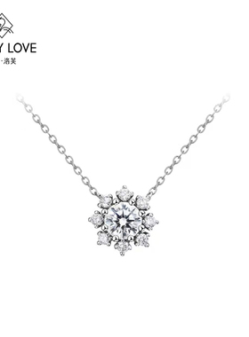 VANNY LOVE/梵尼洛芙悦喜18K金定制GIA钻石项链