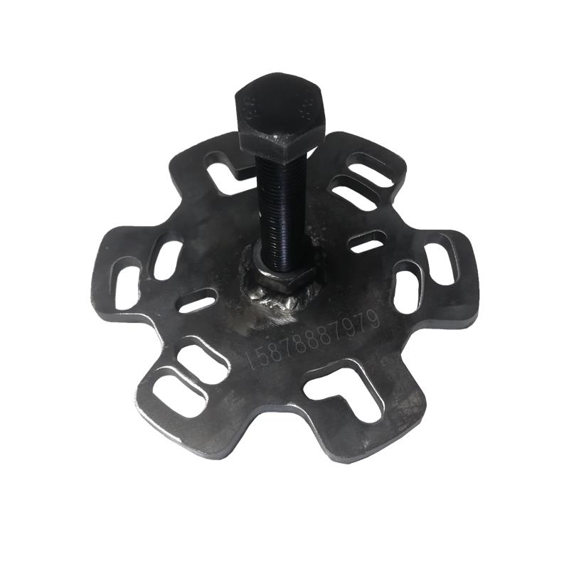 叉车维修工具刹车轮毂拉马合力杭叉前轮顶出器3-3.5T多功能铁板