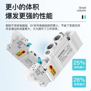 SMC型气动电磁阀SY5120 01二位五通高频电磁控制阀220V 3120 5LZD