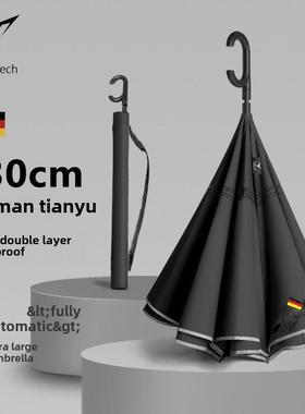 德国Teana Th-Mech自动倒车伞男长柄超大车双层增强抗风暴