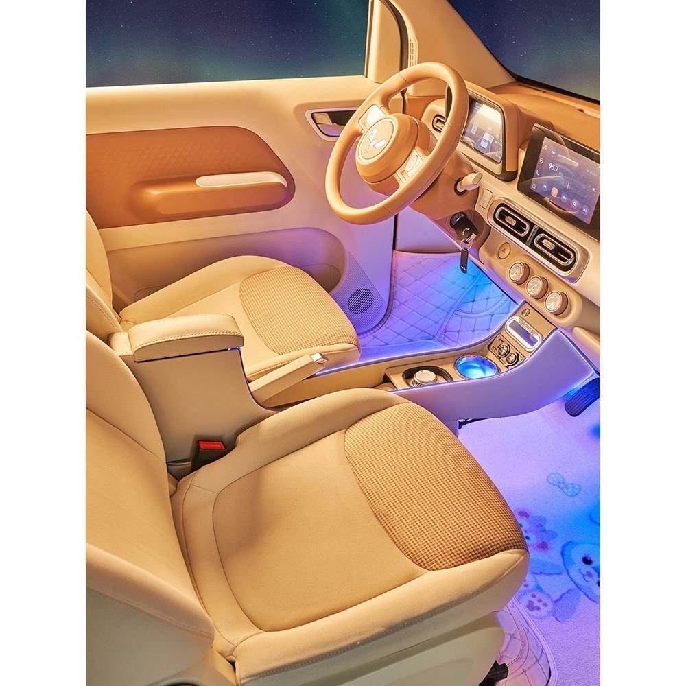 2024款五菱宏光mini ev扶手箱迷你三代马卡龙专用改装中央储物箱