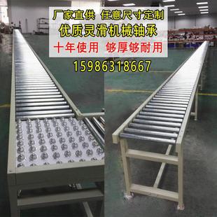 无动力滚筒输送线传送带输送带动力不锈钢滚轮输送机流水线地滚线