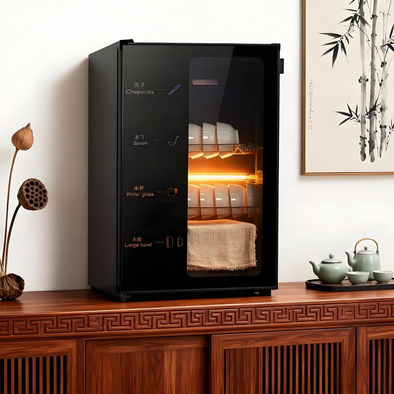 大酒店杀毒免擦干食堂餐盘消毒柜烘干一体机消毒柜家用厨房小型