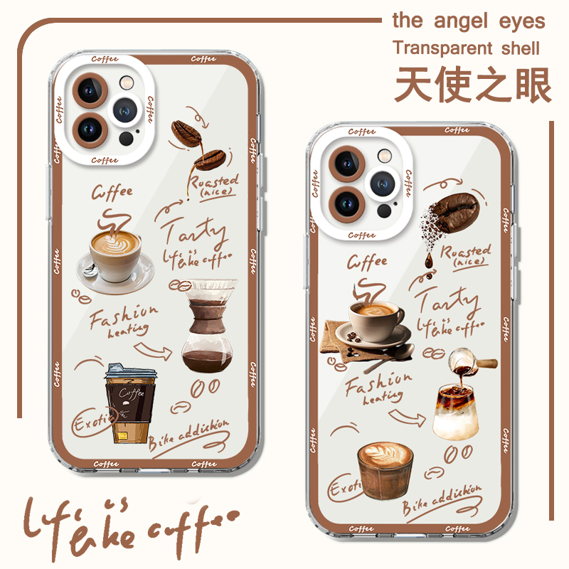 TPU简约创意天使眼手机壳