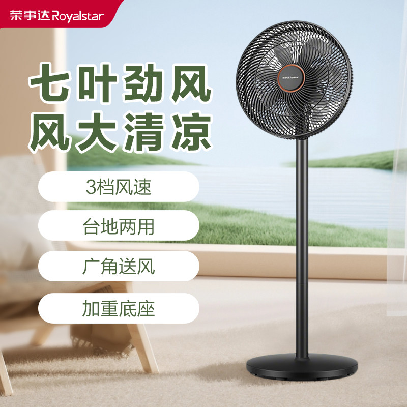 荣事达电风扇落地扇家用