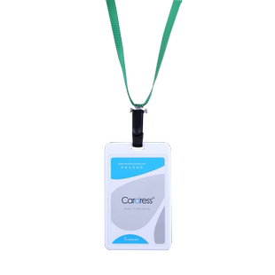 卡德仕cardress严丝合缝工牌卡套ICID门禁卡工作牌卡套带挂夹两用夹扣挂绳定制LOGO工厂牌工作证件卡胸牌卡套