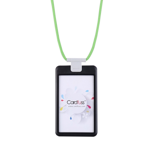 卡仕达滑盖式致雅工作证识别卡挂牌吊牌证件卡套员工职位牌挂脖配卡夹安全扣圆绳挂绳会议证定制厂牌胸卡工牌