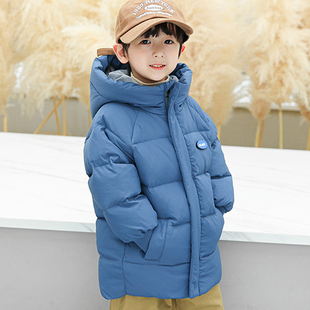 男童羽绒服吉姆冬装2025新款儿童加厚童装外套中长款保暖中小童