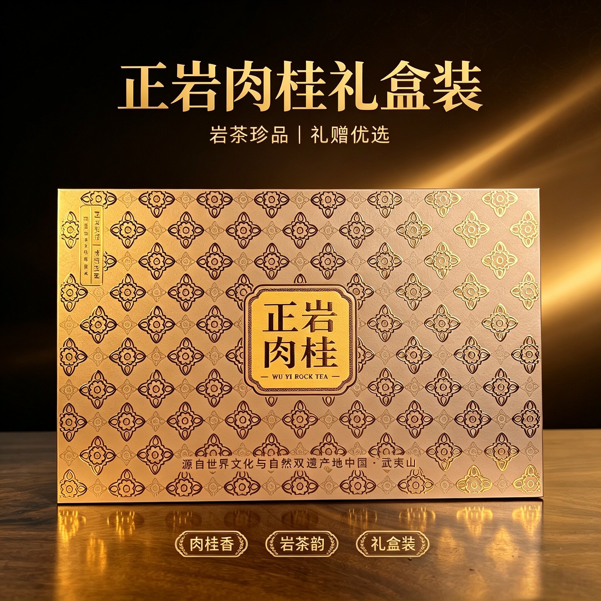 武夷岩茶大红袍礼盒装250g独立泡袋包装岩韵明显高档礼盒茶叶送礼