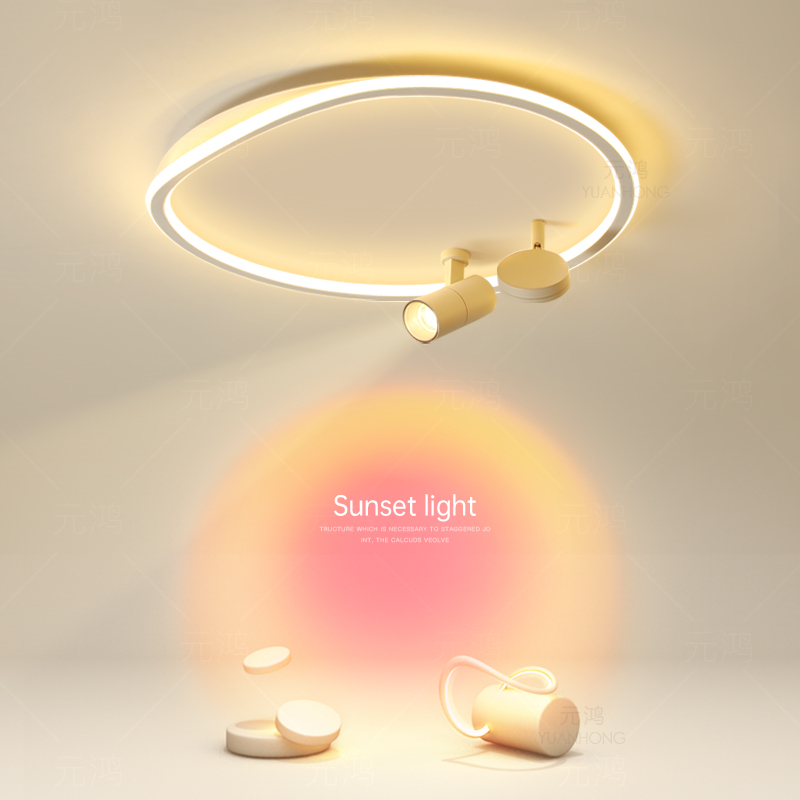 主卧室灯新款落日夕阳灯