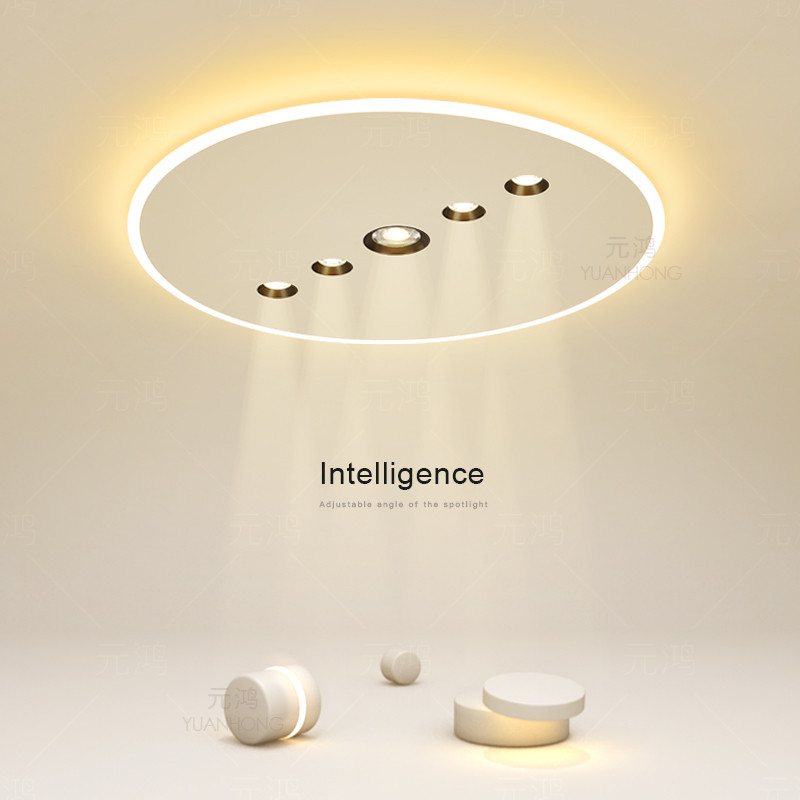 超薄主卧室灯简约现代led吸顶灯