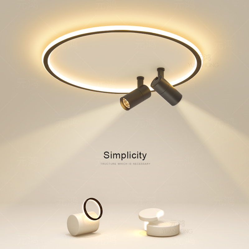 超薄led主卧室灯现代简约