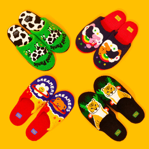 wiggle棉拖鞋新款居家居室内秋冬