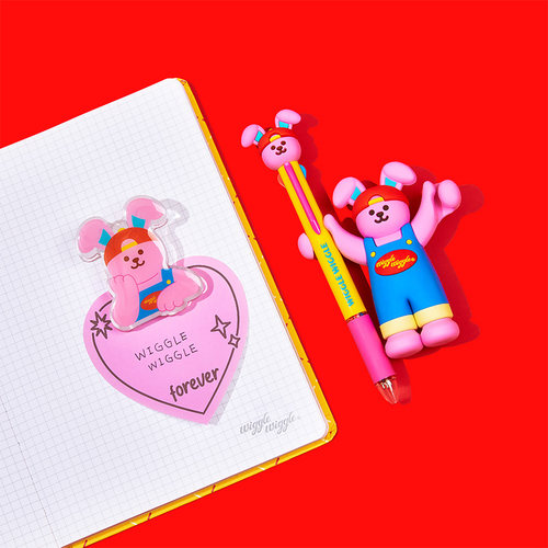 IP造型圆珠笔按压式0.7mm彩笔