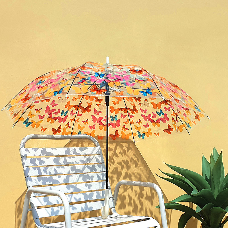 wiggle wiggle原创大号透明雨伞女晴雨两用高颜值太阳伞