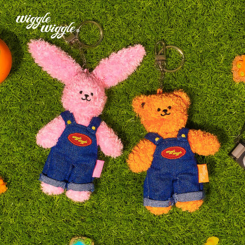 wiggle新款小兔子钥匙扣毛绒玩偶