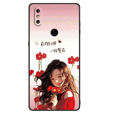 适用于小米mix2s手机壳mi mix2s潮男女mde40情侣M1804D2SC软硅胶xiaomi卡通mi迷x2s全包边mlx2s可爱M1803D5XE