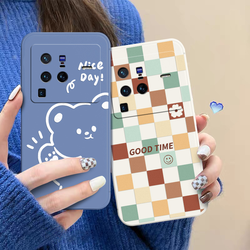 VIVOX80PRO液态硅胶卡通保护套