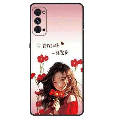 适用于OPPOReno4Pro手机壳0p0preno4pr0小清新ren04por情侣rno4pr软硅胶reon4pro卡通PDNM00时尚RENO4PR0创意