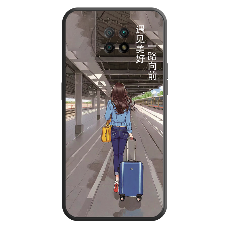 适用于红米note95G手机壳红谜noto95G软硅胶hongmin0te9 5g卡通hmn0te95g小清新M2007J22C情侣redminote9 5g