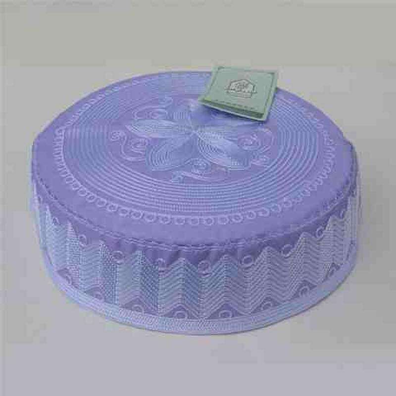 回族小白帽撒拉族兰州拉面店帽子浅帽穆斯林用品男士款式礼拜帽