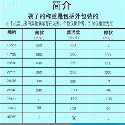 ·一次性白色透明塑料p袋食品打包代子背心手提小号带家用方便袋