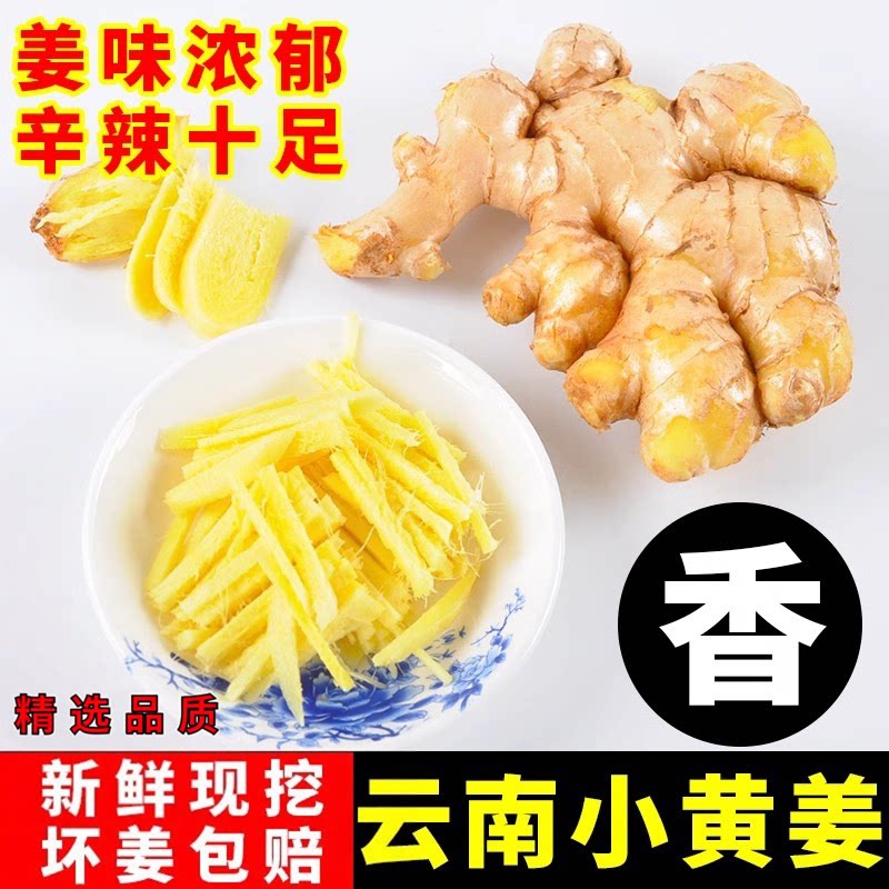 云南小黄姜姜味浓郁产地直供