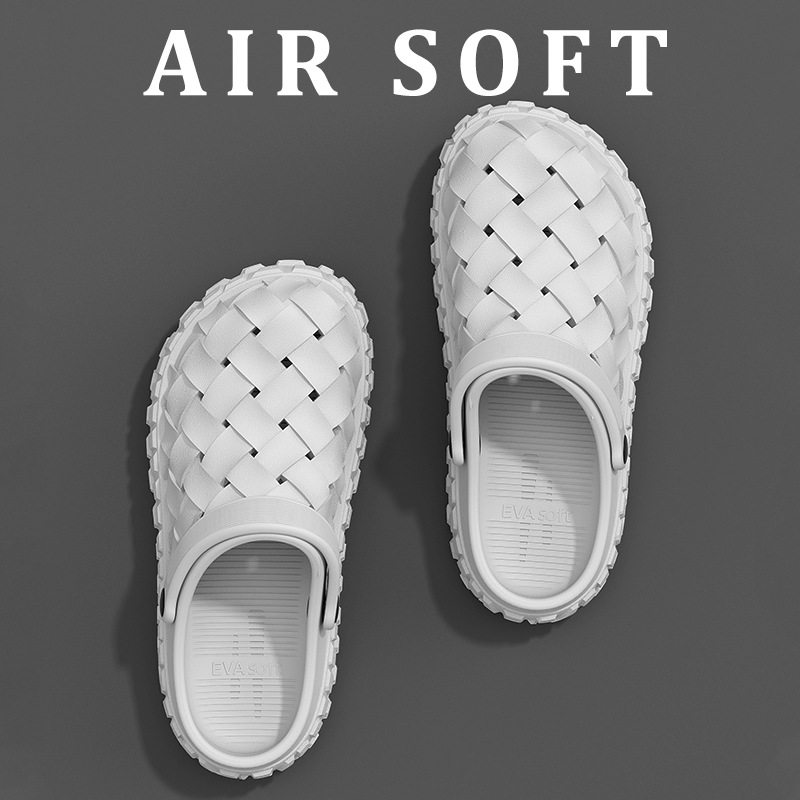 直销软底eva防滑不臭男士户外穿洞洞鞋沙滩凉鞋外贸,流行男鞋,洞洞鞋,淘宝优惠券,粉丝福利购,淘宝优惠卷