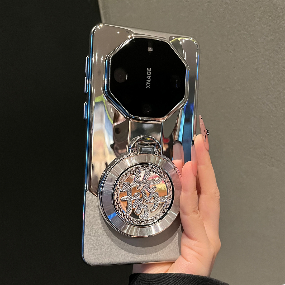 国风高档旋转支架适用华为mate60rs非凡大师手机壳mate70pro+全包防摔超薄硬壳mate40rs保护套
