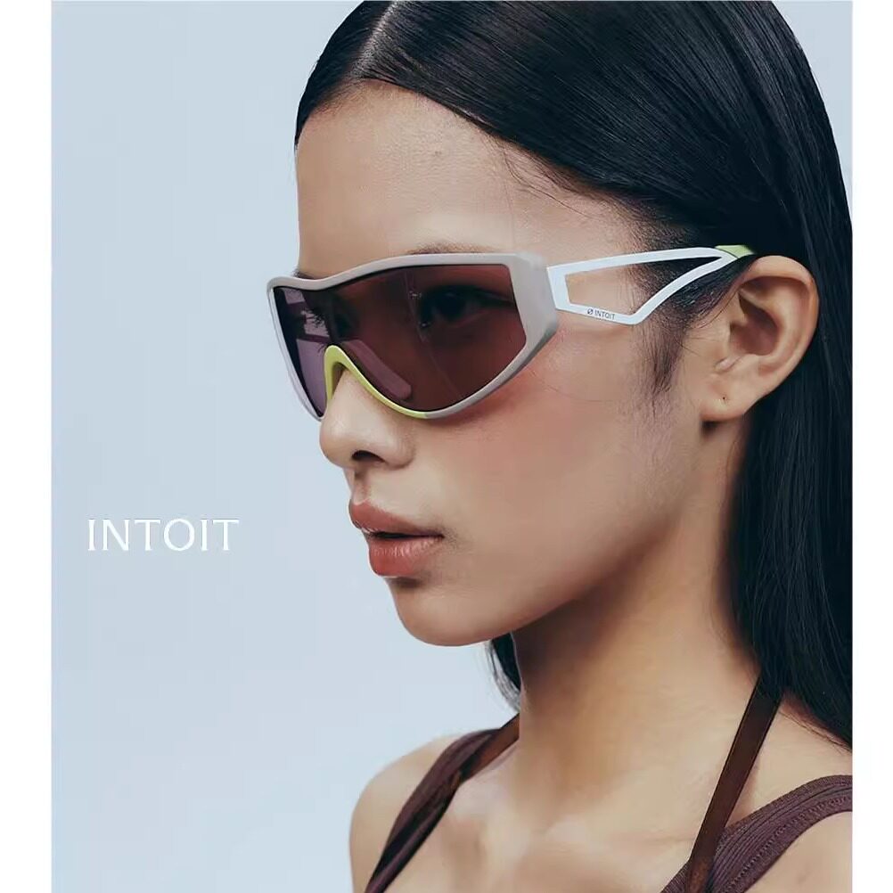 【INTOIT】MARIA银紫色运动墨镜眼镜滑雪镜风格造型墨镜男女同款
