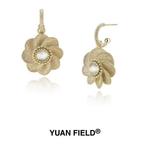 Yuan Field 入境花园系列 花旋耳环