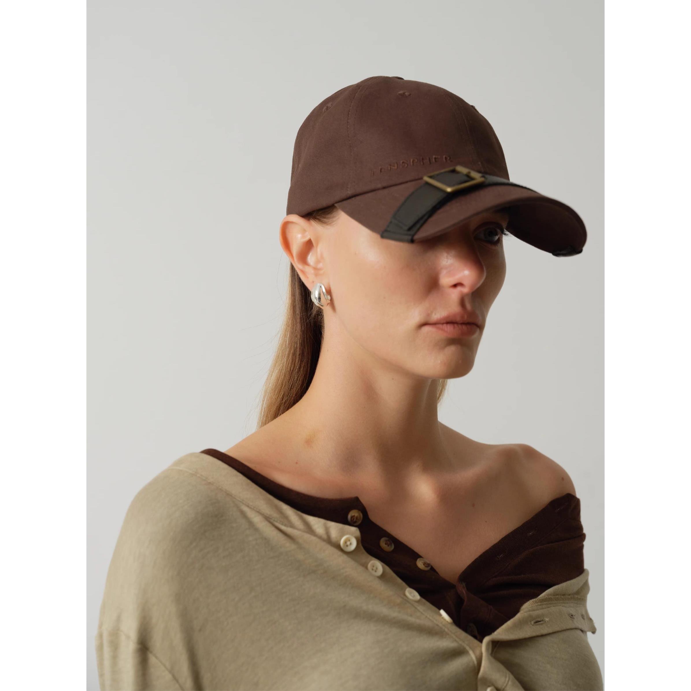 【TENSPHER】皮带拼接棒球帽