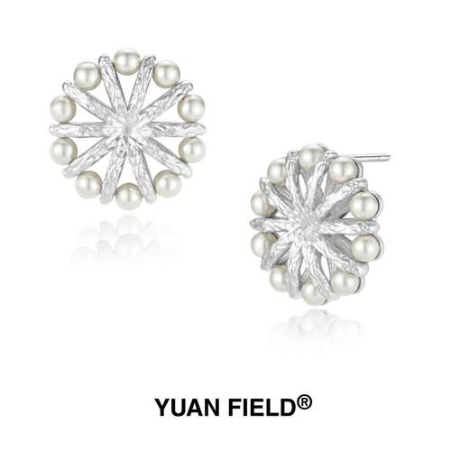 Yuan Field 入境花园系列 向光珍珠耳环