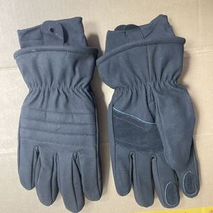 冬季防寒工作手套地勤手套防水加绒手套野外劳动绒手套骑车棉手套