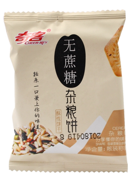奇客无蔗糖粗粮消化芝麻小包散装