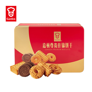 嘉顿尊贵什锦饼干450g办公休闲下午茶零食品新年货送礼品