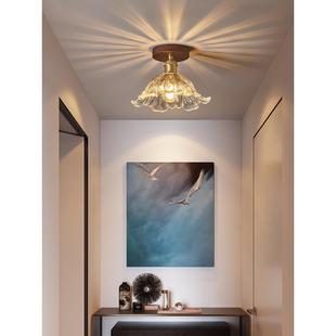 斯堪 Led吸顶灯彷古中国风入口大厅灯B&B实木过 纳维亚原木风格